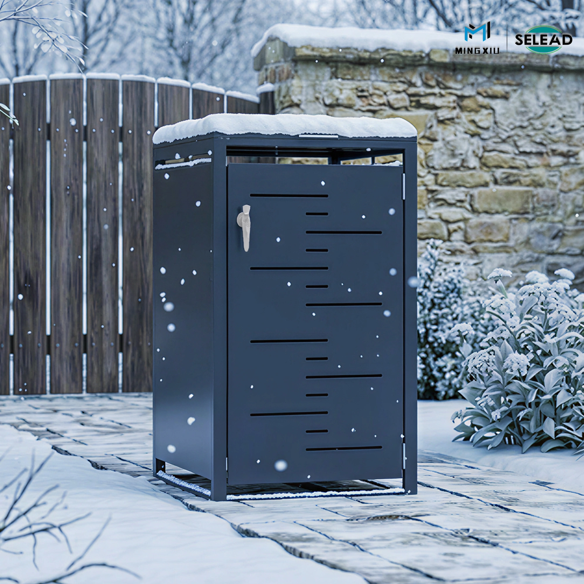 OBB-C1 steel storage box wind and snow test scenario diagram