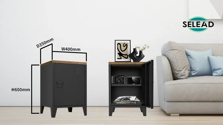 Steel storage cabinet size dimensions width 400 depth 350 height 600